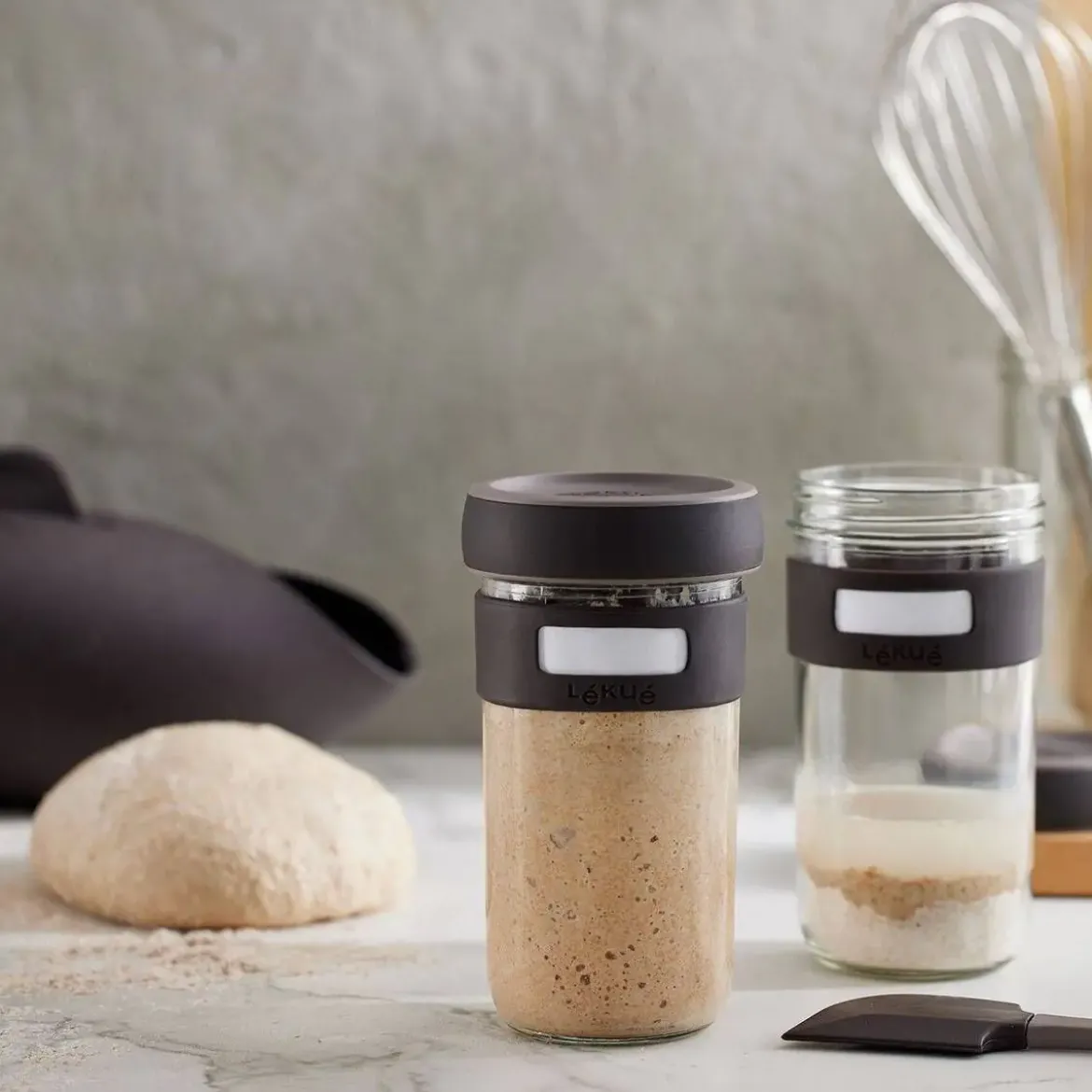 Accesorio de Cocina para Masa Madre en Vidrio LEKUE 883743