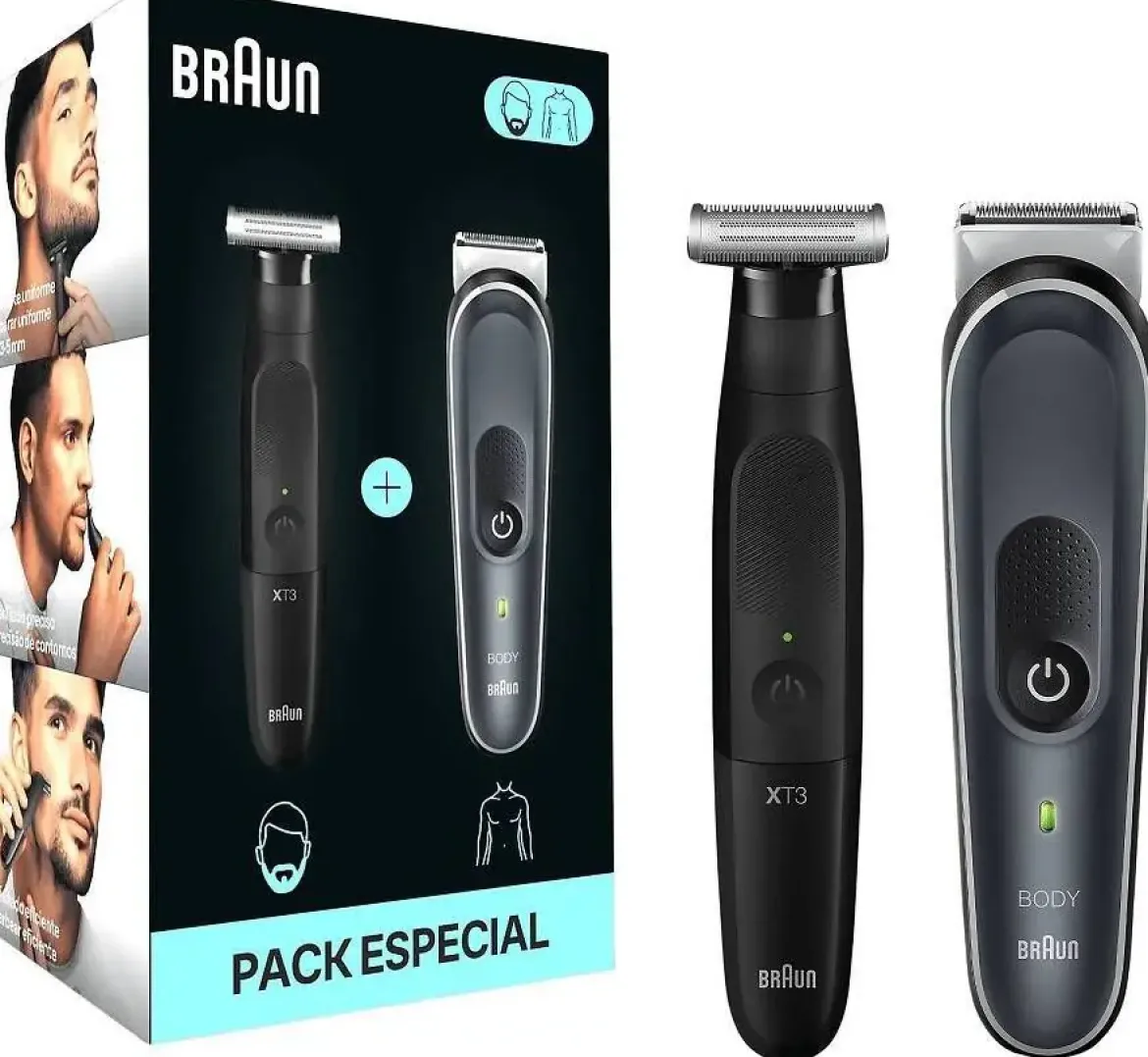 Afeitadora Corporal Braun Bodygroomer XT3100 Pack BG5360XT3100