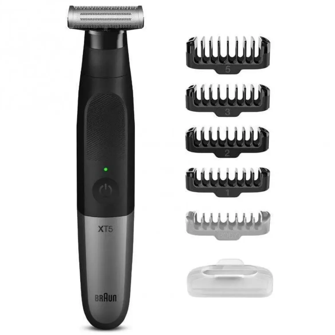 Afeitadora Corporal BRAUN y recortadora de barba XT5100 BLKSPCGRY