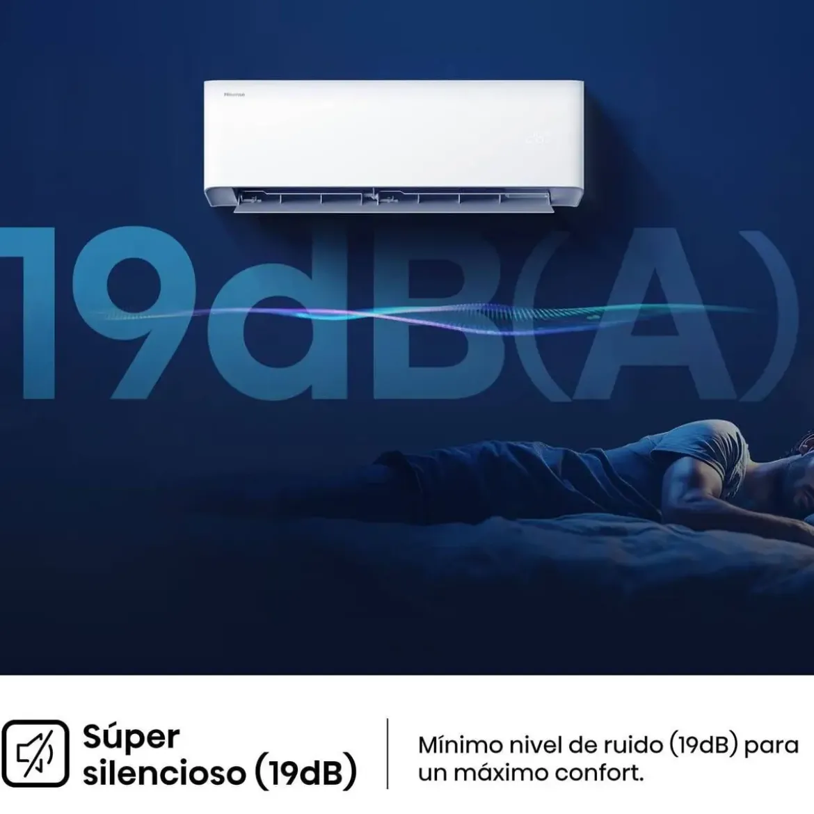 Aire acondicionado Hisense UniPure HB35XU0A Split Inverter Blanco WiFi 3010 Frigorías