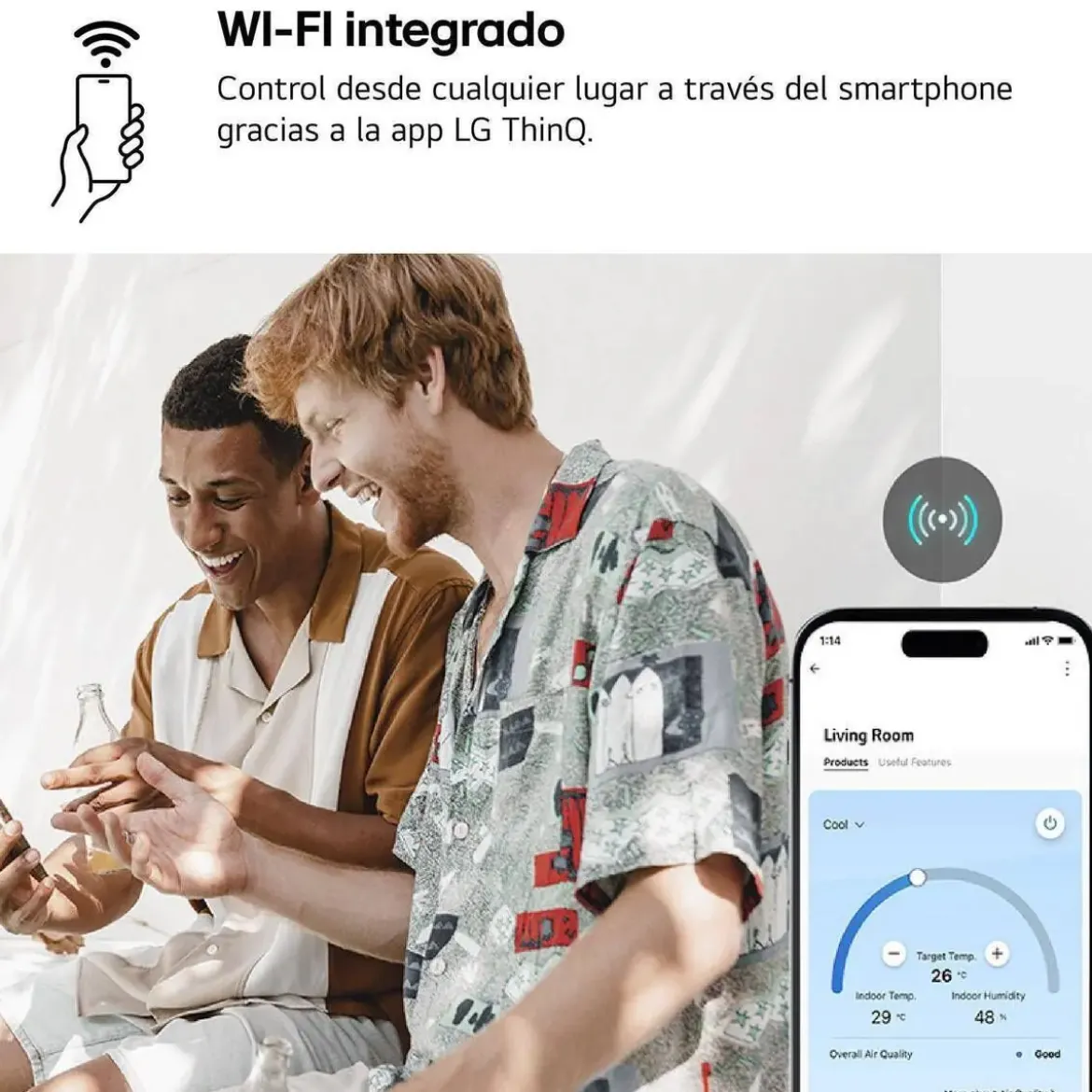 Aire acondicionado LG REPLACE09Z Split Inverter WiFi 2150 Frigorías