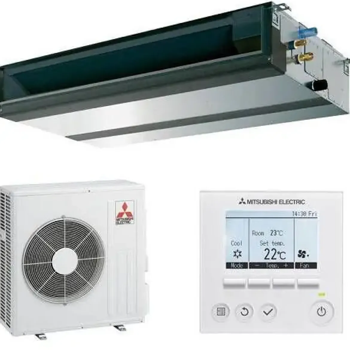 Aire Acondicionado Mitsubishi Conductos R32 6100 F A/A MGPEZ71VJA40