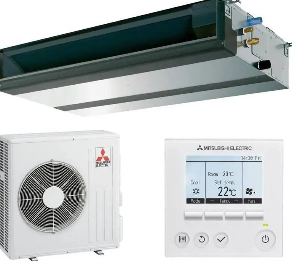 Aire Acondicionado por Conductos Mitsubishi Inverter 9500W R32 MGPEZ100VJA41