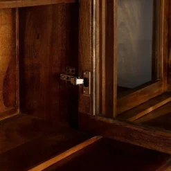 Alacena de Salón en Madera de Mango Acabado Marrón 615142