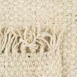Alfombra de Salón Yute Color Crema 160x230 cm ALTEA 609385