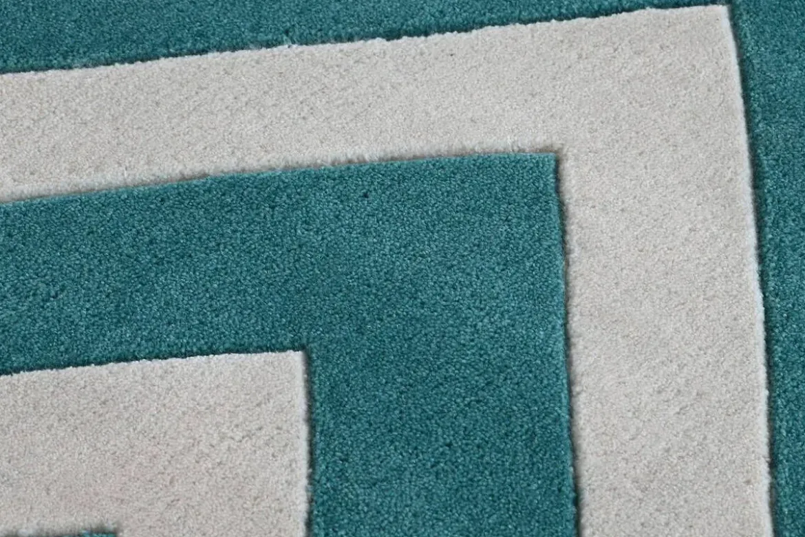Alfombra de Salón Zigzag en Poliéster 160 cm TX-204773
