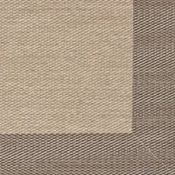 Alfombra de Tejido de Vinilo Color Beige-Tostado 120x180