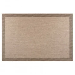 Alfombra de Tejido de Vinilo Color Beige-Tostado 140x200