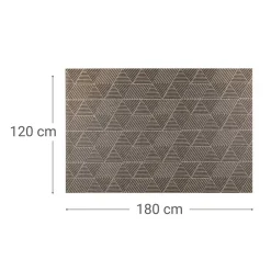Alfombra de Tejido de Vinilo Geom Panal 120x180