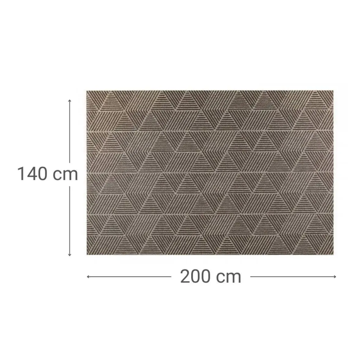 Alfombra de Tejido de Vinilo Geom Panal 140x200