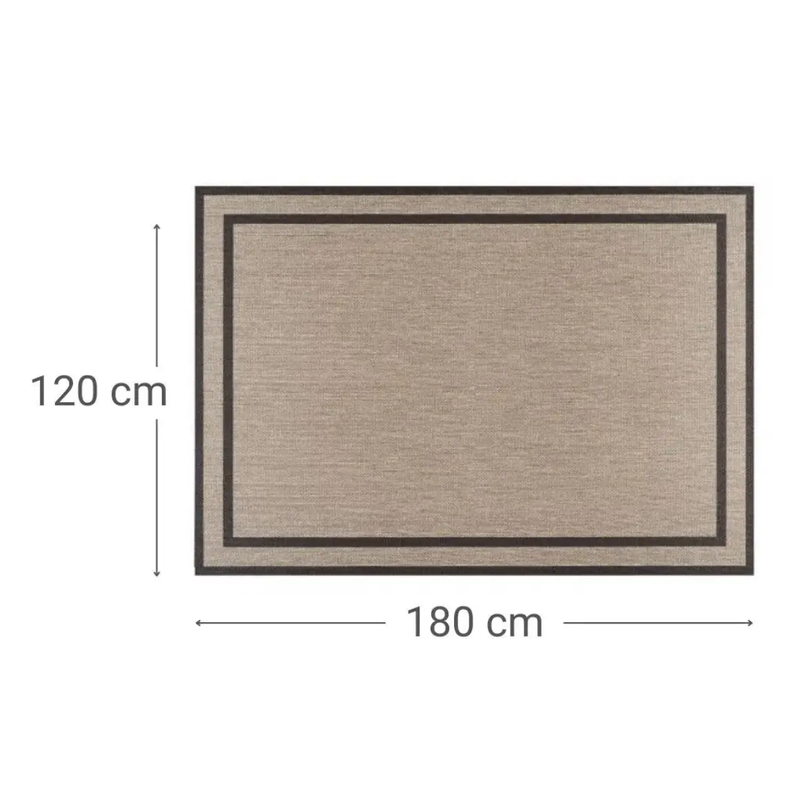 Alfombra de Tejido de Vinilo Marco Gold 120x180