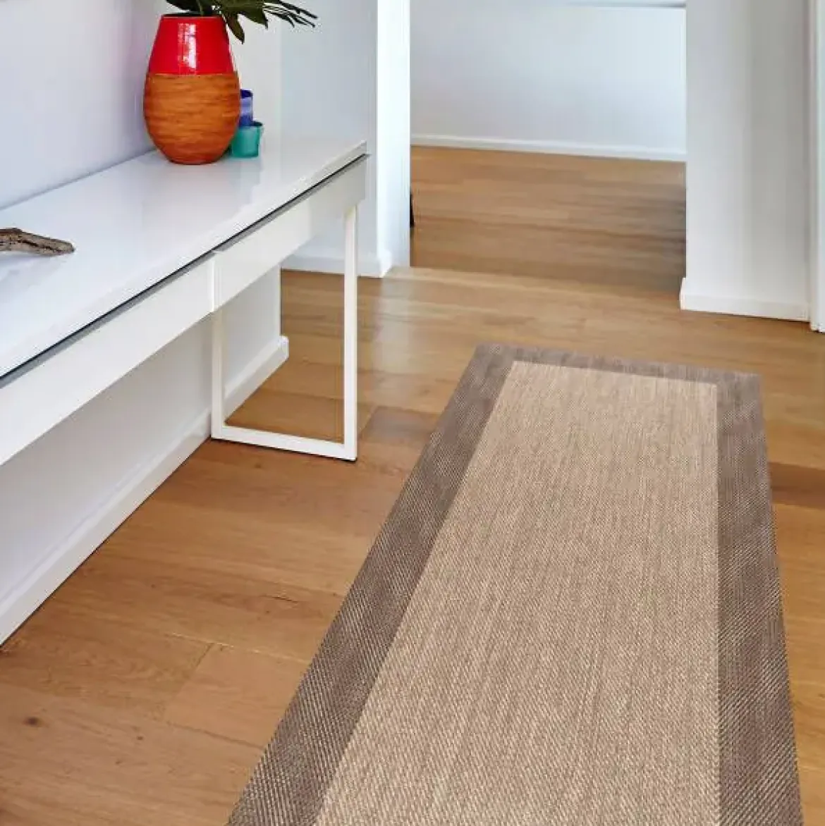 Alfombra de Vinilo Resistente Beige Toast 160x230 AE2975