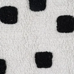 Alfombra Infantil con Estampado Puntos Negros 608565
