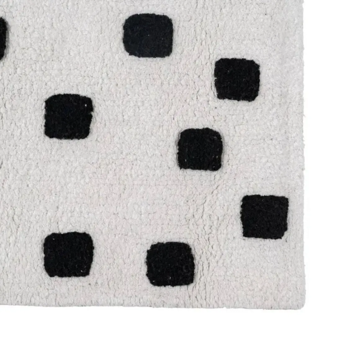 Alfombra Infantil con Estampado Puntos Negros 608565
