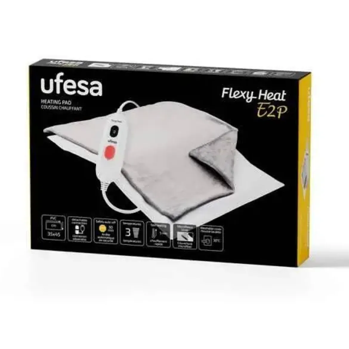 Almohadilla Térmica eléctrica 100 W 45X35 cm E2P USEFA 10105383