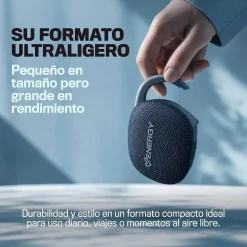 Altavoz Bluetooth Energy Sistem EnergyClip Speaker IPX7 18H Negro/Azul 500574