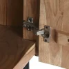 Aparador de Acacia con Mármol y Patas Metálicas MB-207416