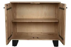 Aparador de Madera de Acacia y Metal MB-219453