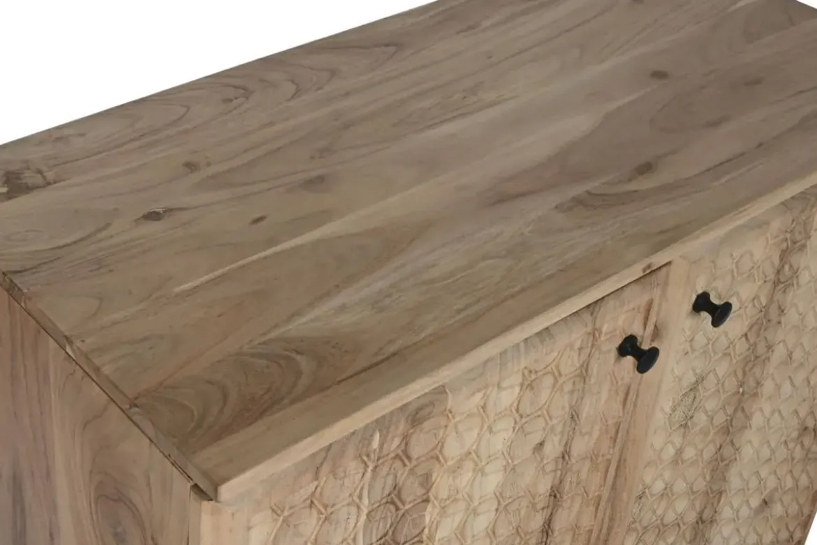 Aparador de Madera de Acacia y Metal MB-219453