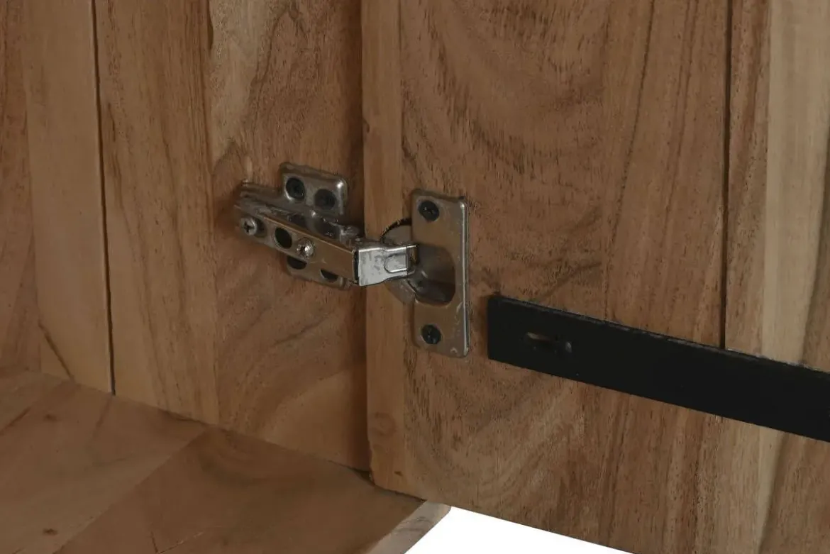 Aparador de Madera de Acacia y Metal MB-219453