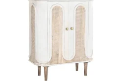 Aparador de Madera de Mango Blanco 92 cm MB-200599