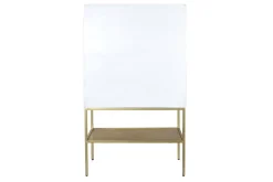 Aparador de Madera de Mango y Metal Blanco MB-200449