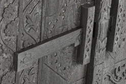 Aparador de Madera Tallado en Gris MB-214799