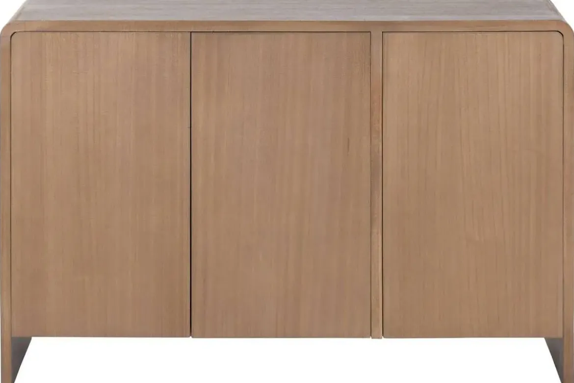 Aparador de 3 Puertas en Madera de Paulownia y Olmo 106 cm MB-222826