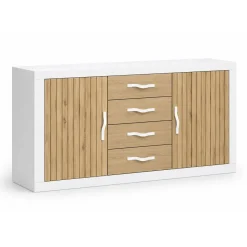 Aparador de 2 Puertas y 4 Cajones Melaminizado MOON EVO