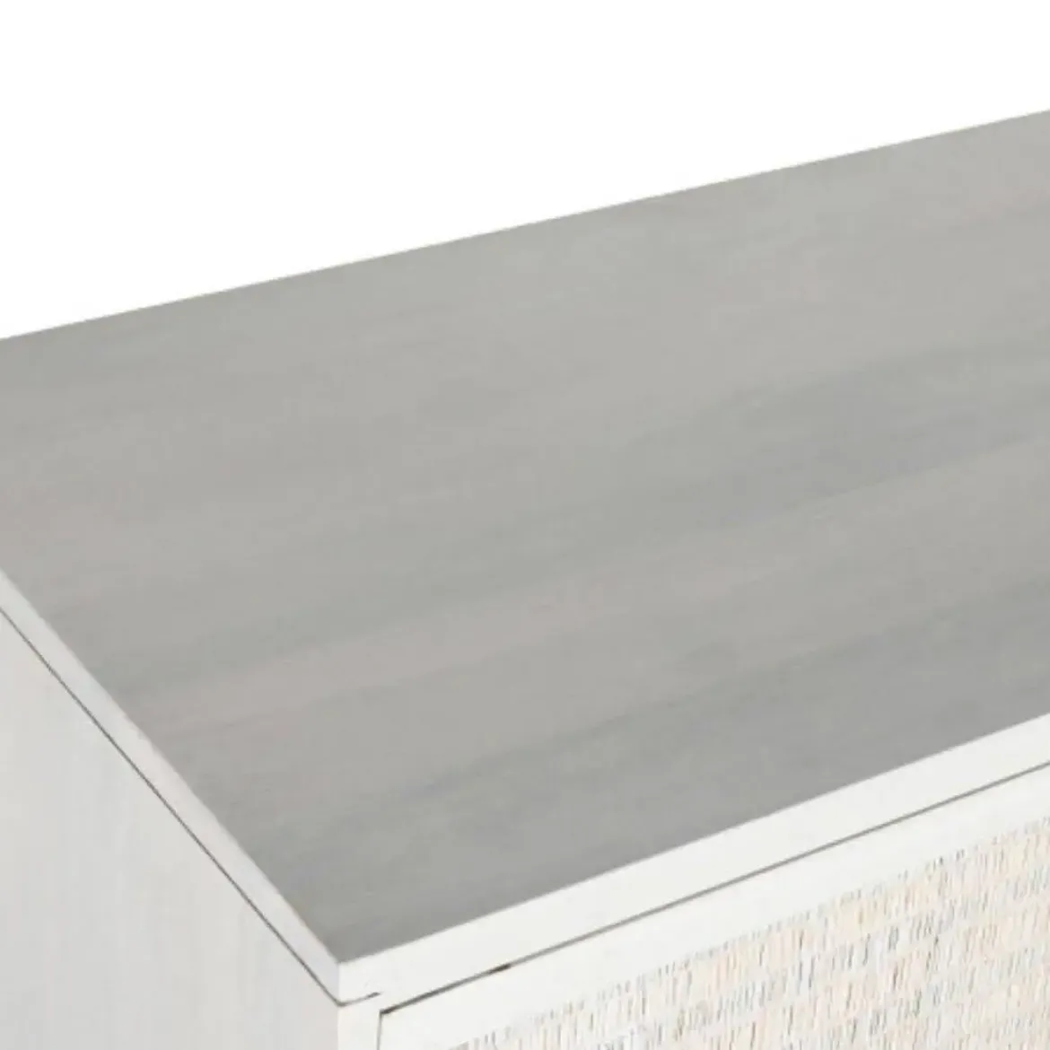 Aparador de 2 Puertas y 3 Cajones Color Blanco Roto MB-215068