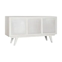 Aparador de 2 Puertas y 3 Cajones Color Blanco Roto MB-215068