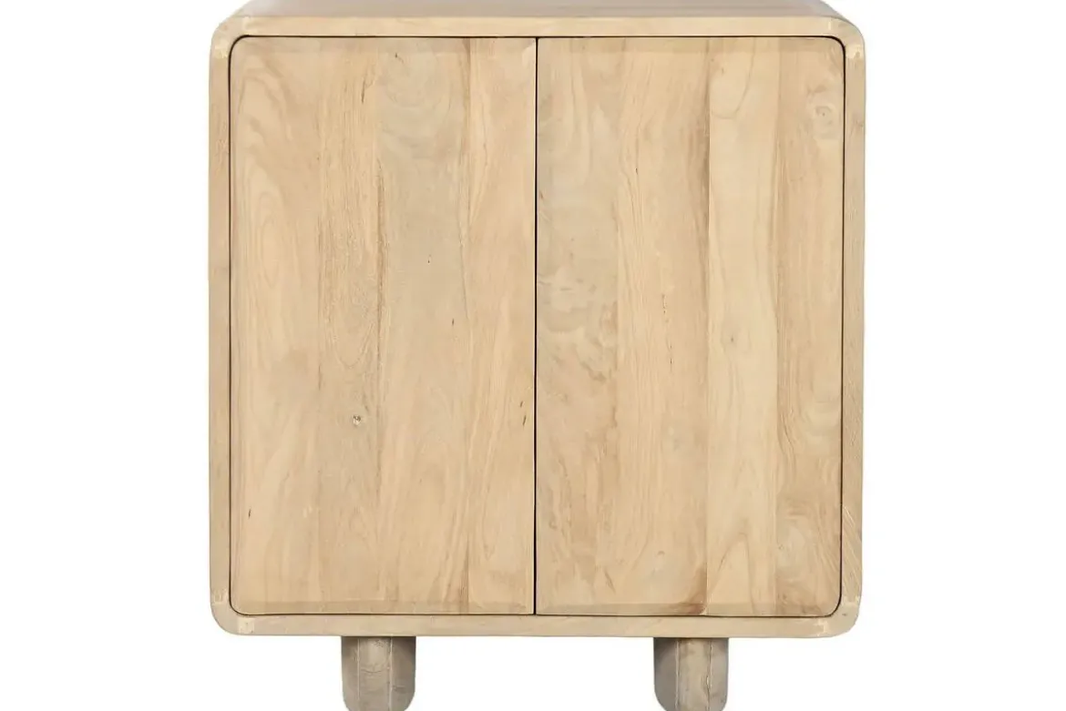 Aparador de Roble Natural 80 cm 2 Puertas Natural MB-221378
