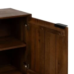 Aparador de Salón de Madera de Mango y Patas de Metal 612721