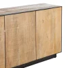 Aparador de Salón en Madera de Mango Natural 3 Puertas 615821