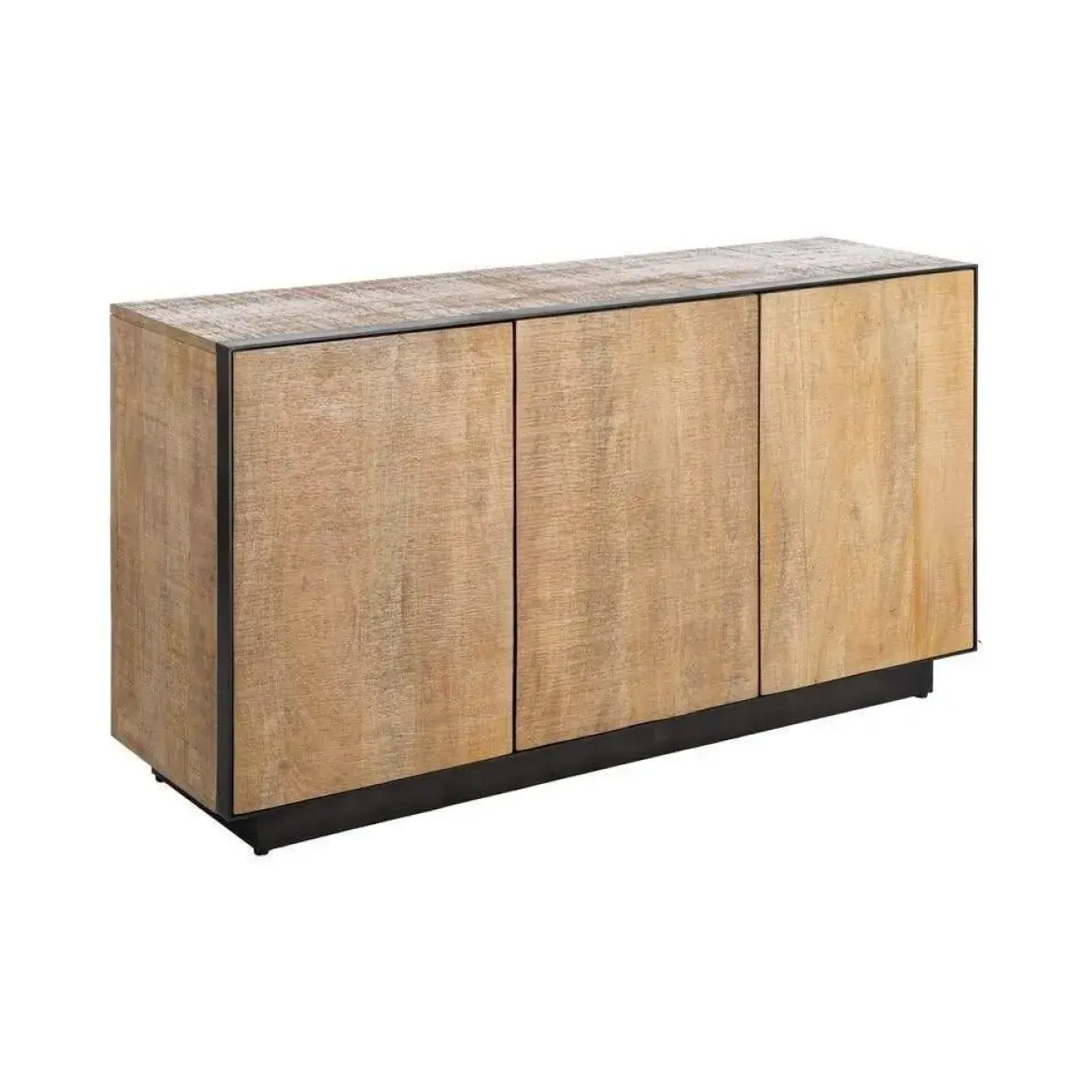 Aparador de Salón en Madera de Mango Natural 3 Puertas 615821