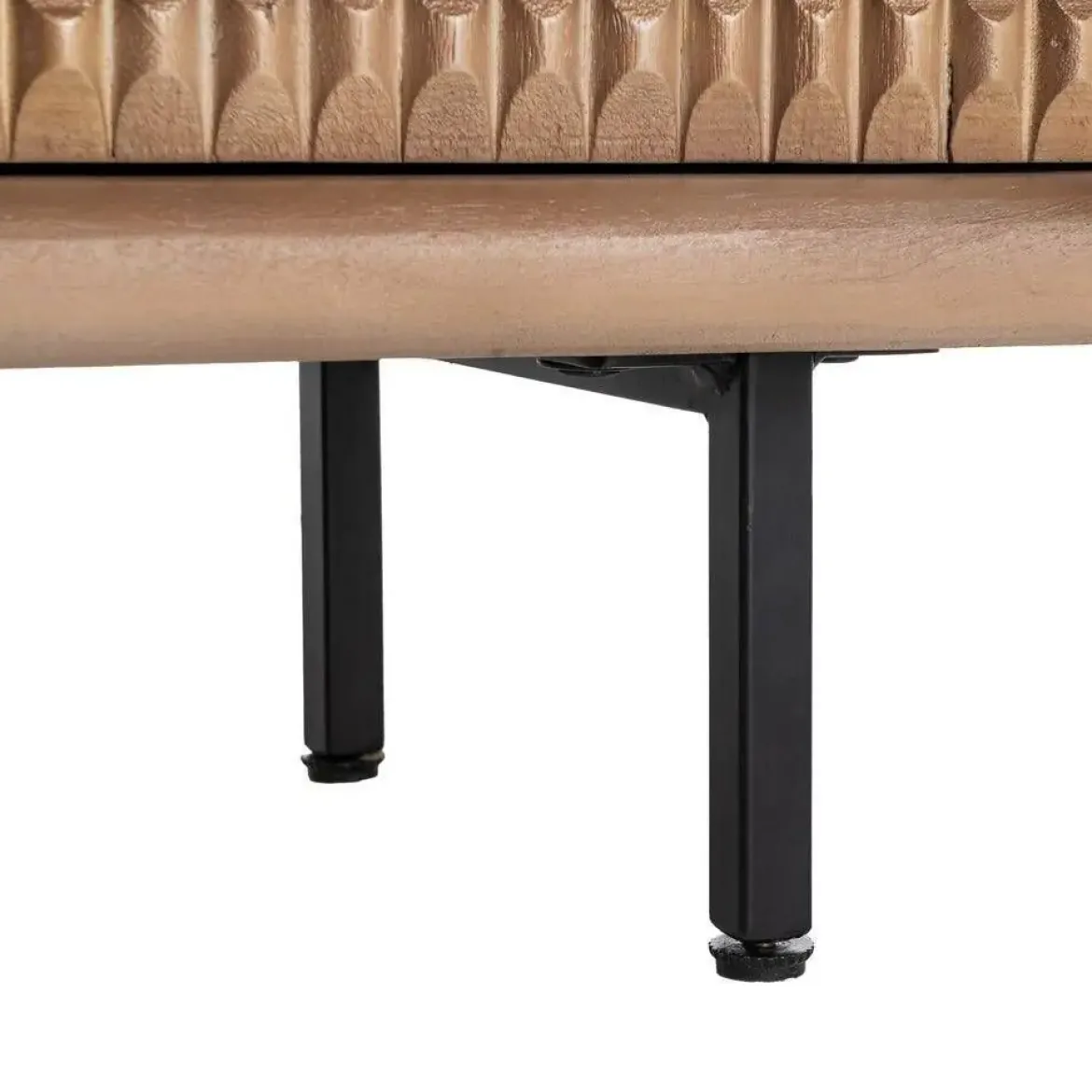 Aparador de Salón en Madera de Mango Natural con Hierro 615639
