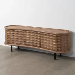 Aparador de Salón en Madera de Mango Natural con Hierro 615639