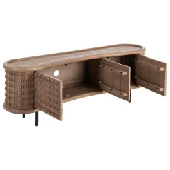 Aparador de Salón en Madera de Mango Natural con Hierro 615639