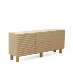 Aparador de Salón 2 Puertas y 2 Cajones en MDF Beige GABAR 11524