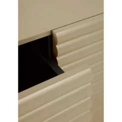 Aparador de Salón 2 Puertas y 2 Cajones en MDF Beige GABAR 11524