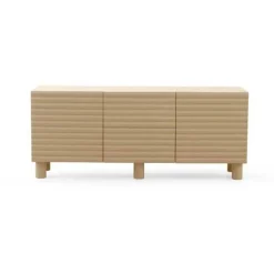Aparador de Salón 2 Puertas y 2 Cajones en MDF Beige GABAR 11524