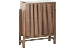 Aparador Estructura de Madera Acacia con Terrazo 80 cm MB-219025