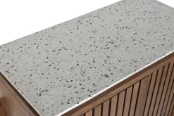 Aparador Estructura de Madera Acacia con Terrazo 80 cm MB-219025