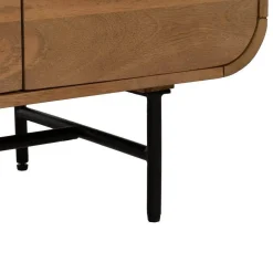 Aparador Natural de Madera de Mango con Leja Interior 170 cm 612711