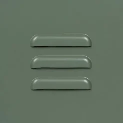 Aparador Verde Mental de Metal-Cristal 611362