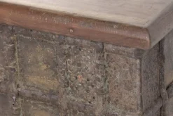 Arcón de Madera Reciclada con Herrajes de Metal MB-227260