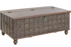 Arcón de Madera Reciclada con Herrajes de Metal MB-227260
