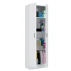 Armario auxiliar blanco de melamina con 2 puertas 007144O