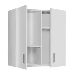 Armario auxiliar de colgar de 2 puertas acabado en blanco 005148O