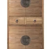 Armario Auxiliar de Madera de Acacia y Metal MB-227311